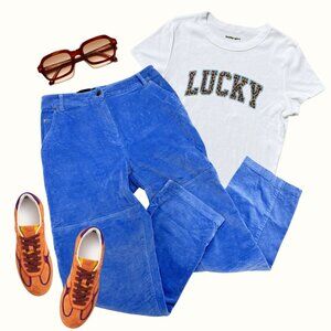 blue corduroy carpenter pants